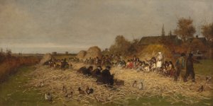 Pszczoła łuskana, wyspa Nantucket autorstwa Eastman Johnson