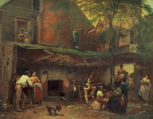 Stare życie domowe w Kentucky na południu, 1859