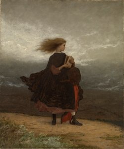 Dziewczyna, którą zostawiłem za sobą, ca. 1872. autorstwa Eastman Johnson