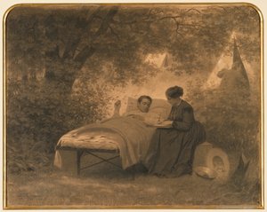 List do domu autorstwa Eastman Johnson