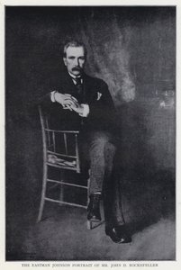 Eastman Johnson Portret pana Johna D Rockefellera autorstwa Eastman after Johnson