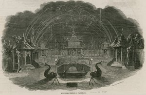 Świątynia fajerwerków w Royal Vauxhall Gardens, Londyn