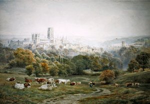 Durham (akwarela na papierze) autorstwa Ebenezer Wake Cook