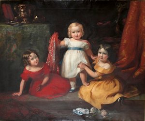 Portret grupowy Johna Scotta, później 3. hrabiego Eldon, i jego sióstr Lady Seliny Scott i Lady Gertrude Scott