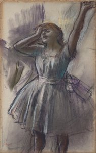 Rozciąganie tancerza autorstwa Edgar Degas