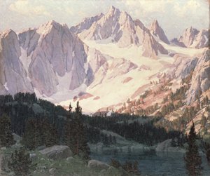 Jezioro w High Sierra (olej) autorstwa Edgar Alwin Payne
