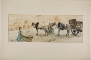 Boczna ulica w dzielnicy Grandes Carridres autorstwa Edgar Chahine
