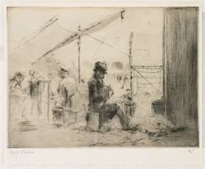 Obieraczka do karczochów; Rialto, Wenecja autorstwa Edgar Chahine