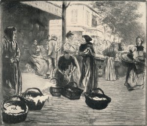 „Targ na świeżym powietrzu, Avenue de Clichy”, 1915