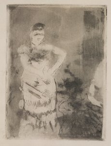 A Singer autorstwa Edgar Degas