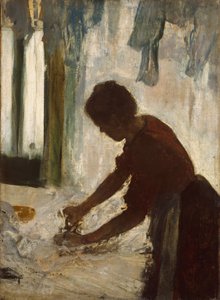 Prasująca kobieta, 1873 autorstwa Edgar Degas