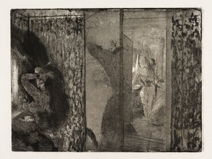 Aktorki w swoich garderobach autorstwa Edgar Degas