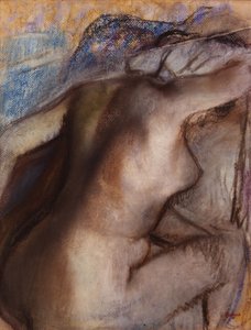 Po kąpieli kobieta susząca się autorstwa Edgar Degas