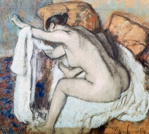 Po kąpieli autorstwa Edgar Degas