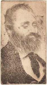 Alfons Hirsch, 1875. autorstwa Edgar Degas