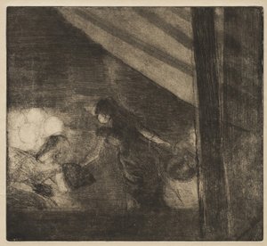 W Café des Ambassadeurs, ok. 1879-80 autorstwa Edgar Degas