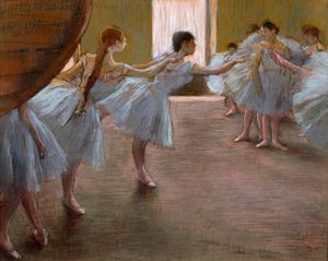 Próba baletowa, 1885-1890. autorstwa Edgar Degas