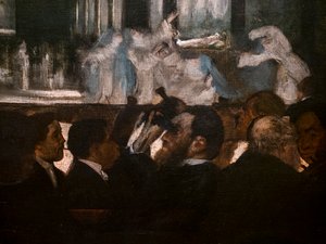 Balet Roberta Diabła (detal). 1871-1872. Olej na płótnie. autorstwa Edgar Degas