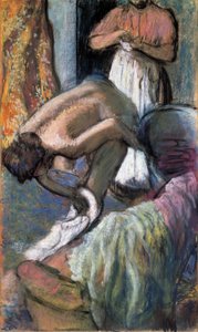 Śniadanie po kąpieli autorstwa Edgar Degas