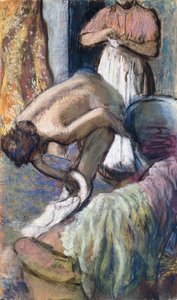 Śniadanie po kąpieli autorstwa Edgar Degas