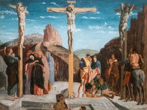 Kalwaria (kopia wg Andrei Mantegny). 1861. Olej na płótnie. autorstwa Edgar Degas
