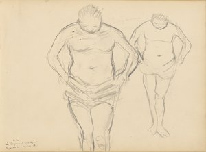 Kopie "Kąpiących się" Cézanne
