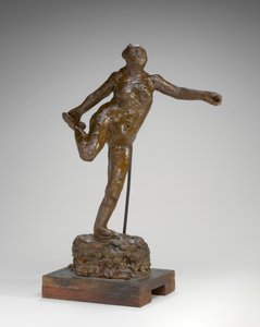 Tancerka trzymająca prawą stopę w prawej dłoni autorstwa Edgar Degas