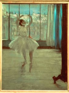Tancerka przed oknem autorstwa Edgar Degas