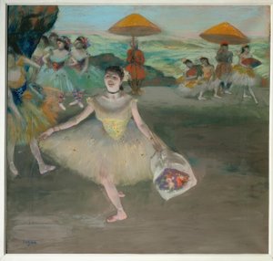 Tancerka na scenie autorstwa Edgar Degas