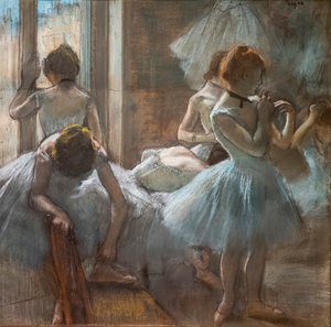 Tancerze. 1884-1885. Pastel na papierze. autorstwa Edgar Degas