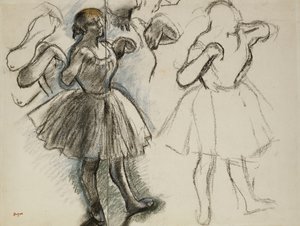 tancerze; Tancerze, autorstwa Edgar Degas