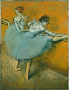 Tancerki przy drążku autorstwa Edgar Degas