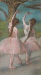 Tancerze w różu autorstwa Edgar Degas