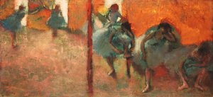 Tancerze w studiu, 1900-05 autorstwa Edgar Degas