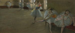 Tancerze w klasie, ok.1880 autorstwa Edgar Degas