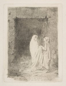 Dante i Wergiliusz, 1857. autorstwa Edgar Degas