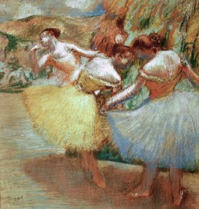 Trzy tancerki autorstwa Edgar Degas