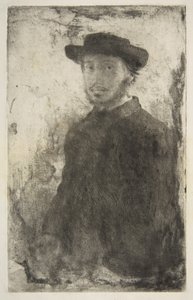 Edgar Degas: autoportret autorstwa Edgar Degas