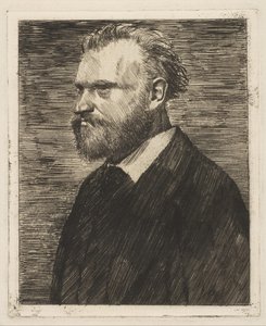 Edouard Manet, Portret długości biustu, 1864-65. autorstwa Edgar Degas