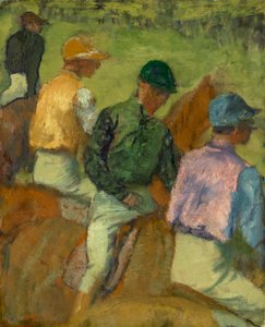 Czterech dżokejów autorstwa Edgar Degas