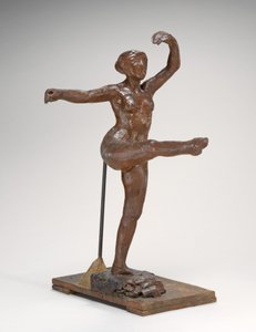 Czwarta pozycja z przodu, na lewej nodze, c. 18851890. autorstwa Edgar Degas