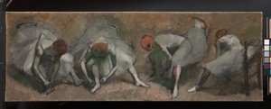 Fryz tancerzy, ok.1895 autorstwa Edgar Degas