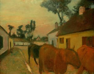 Powrót stada autorstwa Edgar Degas