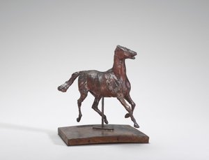 Kłus konny, stopy nie dotykające ziemi, lata 70. XIX wieku. autorstwa Edgar Degas