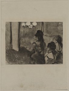 W Salonie autorstwa Edgar Degas