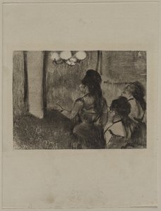 W Salonie ok. godz. 1880. autorstwa Edgar Degas