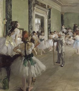 Zajęcia taneczne autorstwa Edgar Degas