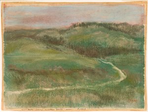 Krajobraz autorstwa Edgar Degas