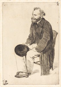 Manet siedzący, zwrócony w lewo Manet siedzący, zwrócony w lewo, c. 1861. autorstwa Edgar Degas