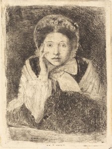 Małgorzata De Gas, siostra artysty Małgorzata De Gas, siostra artysty, 18601862. autorstwa Edgar Degas